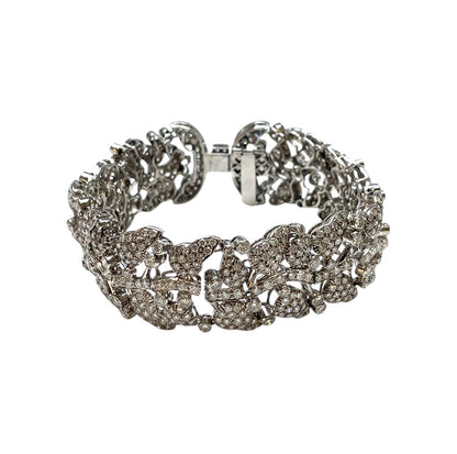 18ct White Gold Diamond Bracelet (7")