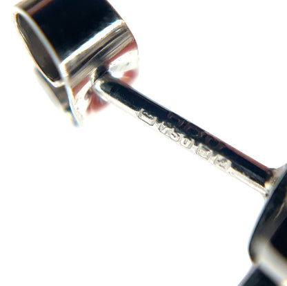 18ct White Gold Sapphire & Diamond Cluster Stud Earrings