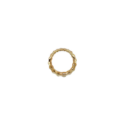 18ct Yellow Gold Diamond Circle Pendant