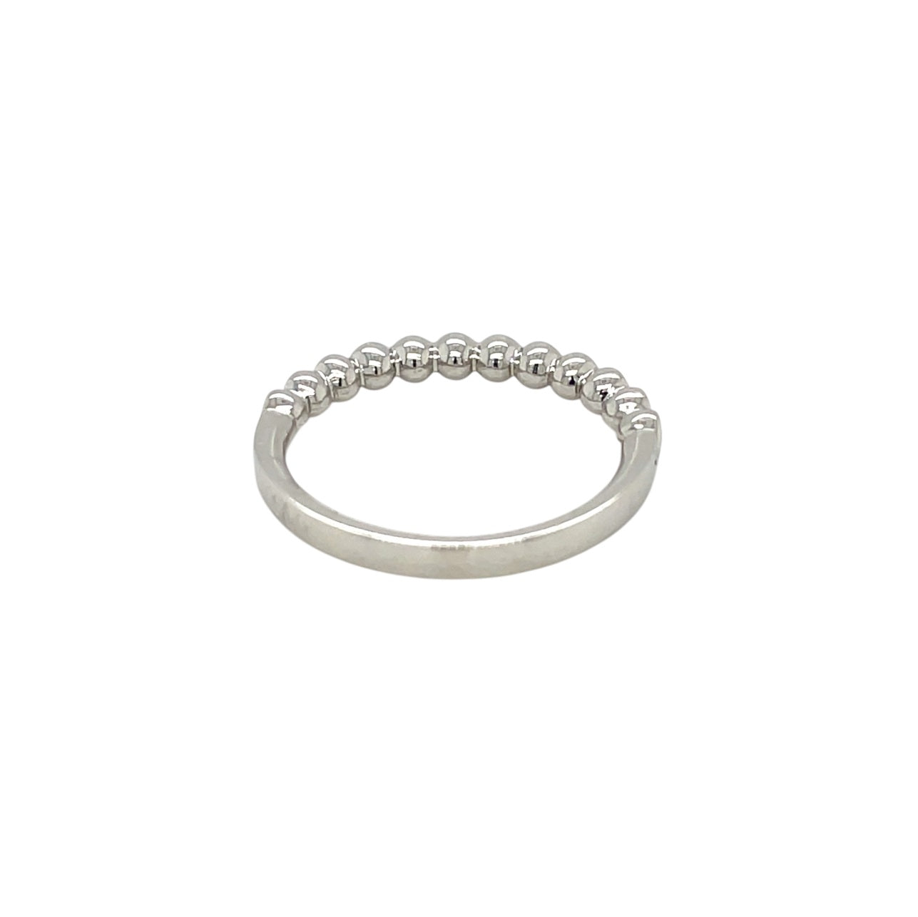 Platinum Diamond Half-Set Eternity Ring (N)