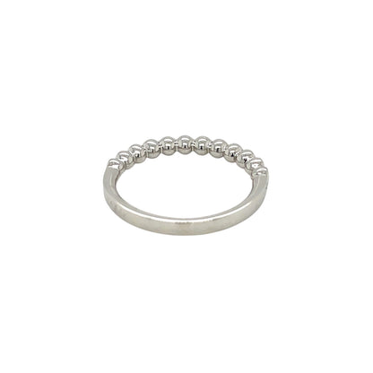Platinum Diamond Half-Set Eternity Ring (N)