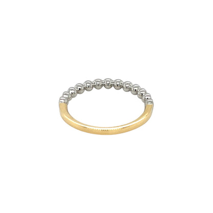 18ct Yellow Gold & Platinum Sapphire & Diamond Cup Set Half Eternity Ring (N)