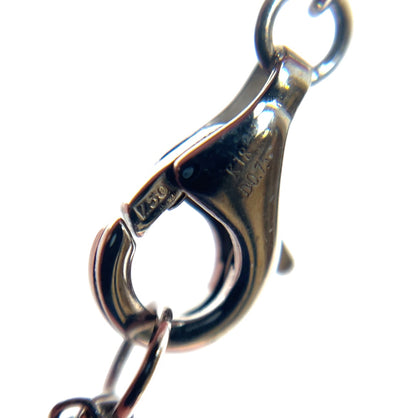 18ct White Gold Ruby & Diamond Necklace & Pendant (20")