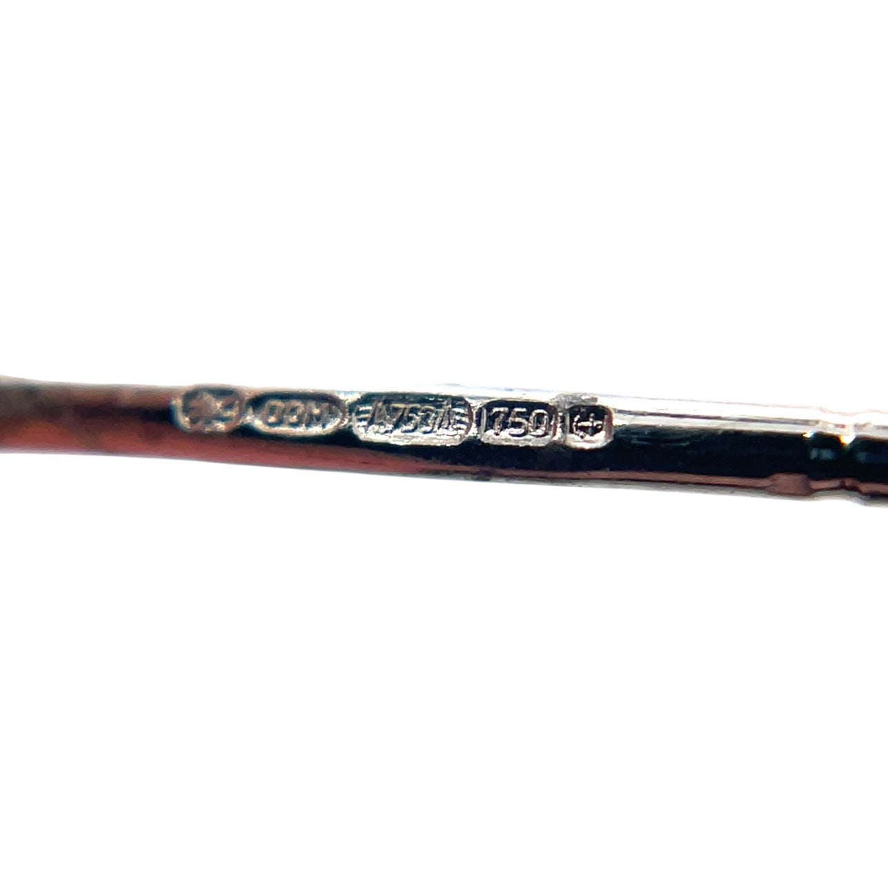 18ct White Gold Ruby & Diamond Drop Earrings