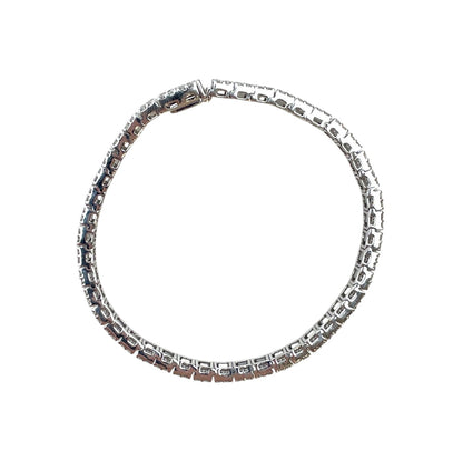 18ct White Gold Diamond Set Bracelet (7 1/4")