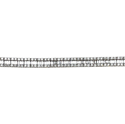 18ct White Gold Diamond Set Bracelet (7 1/4")