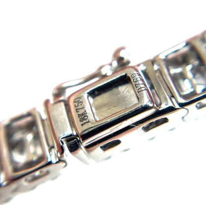 18ct White Gold Diamond Set Bracelet (7 1/4")