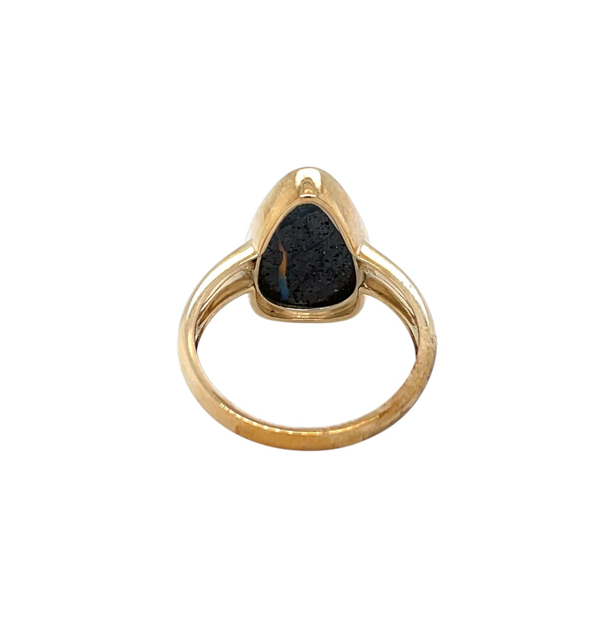 9ct Yellow Gold Winton Boulder Opal Ring (L)