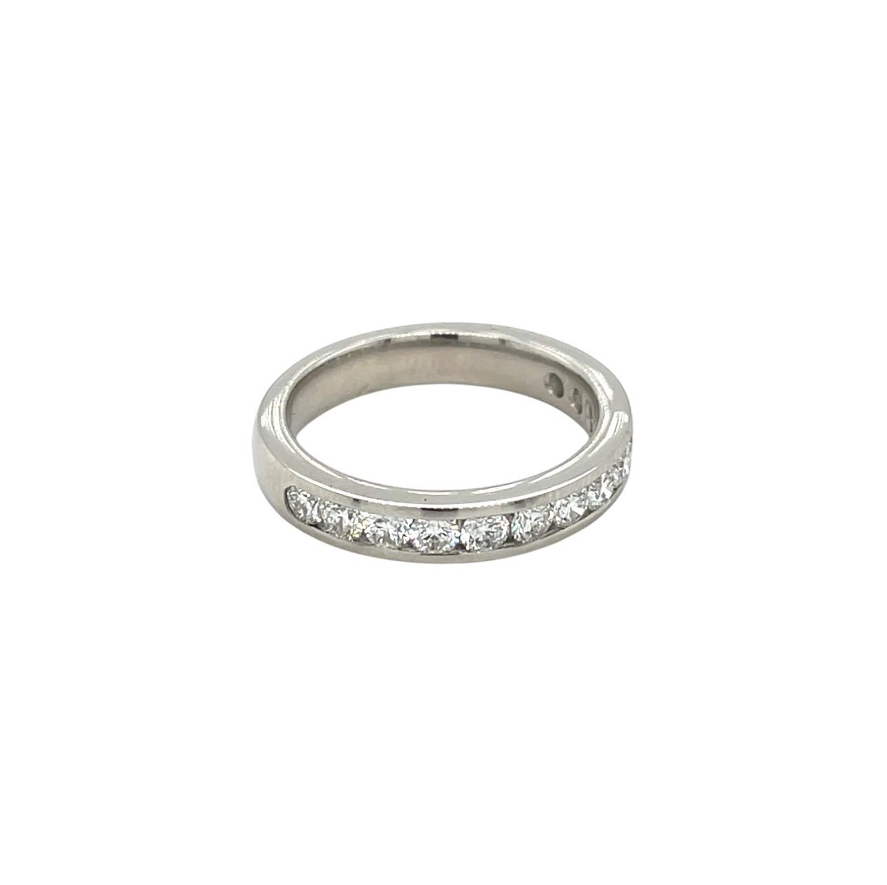 Platinum Diamond Channel Set Eternity Ring (L1/2)