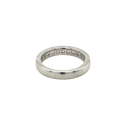 Platinum Diamond Channel Set Eternity Ring (L1/2)