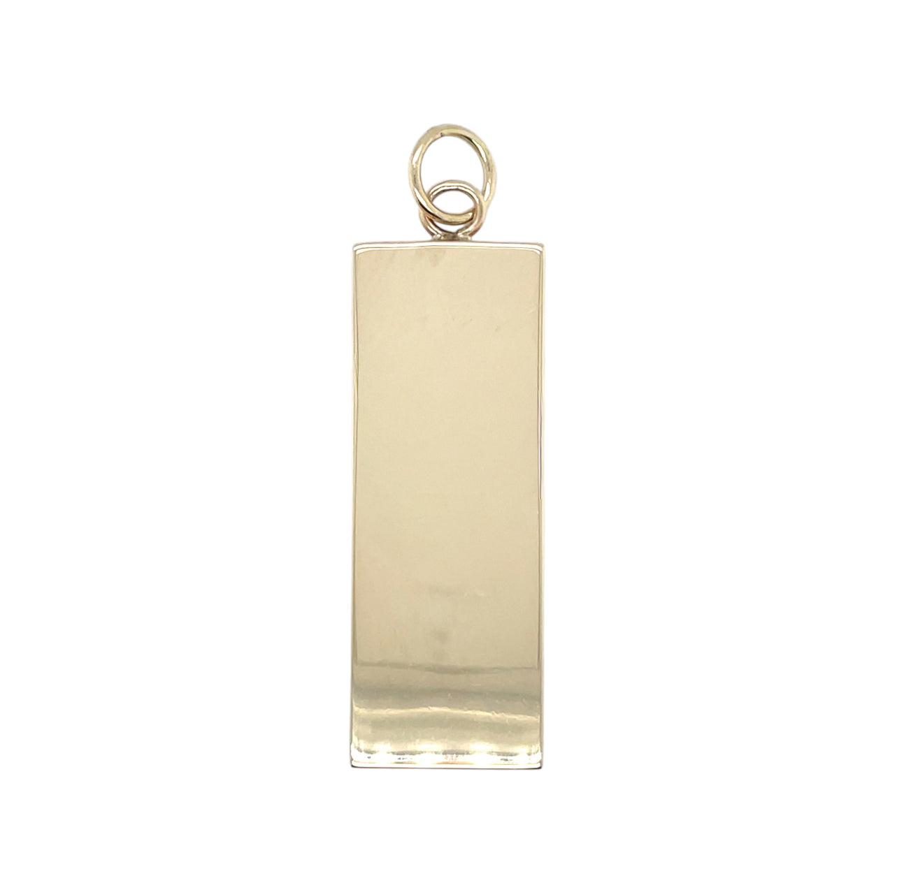 9ct Yellow Gold Hallmark Ingot Pendant