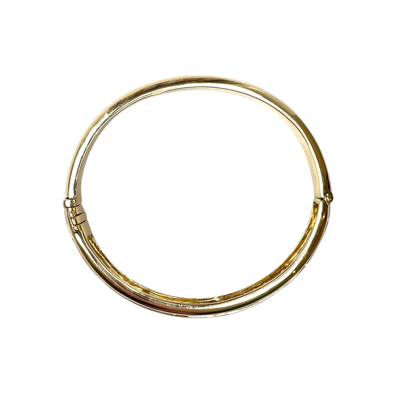 18ct Yellow Gold Sapphire & Diamond Bangle