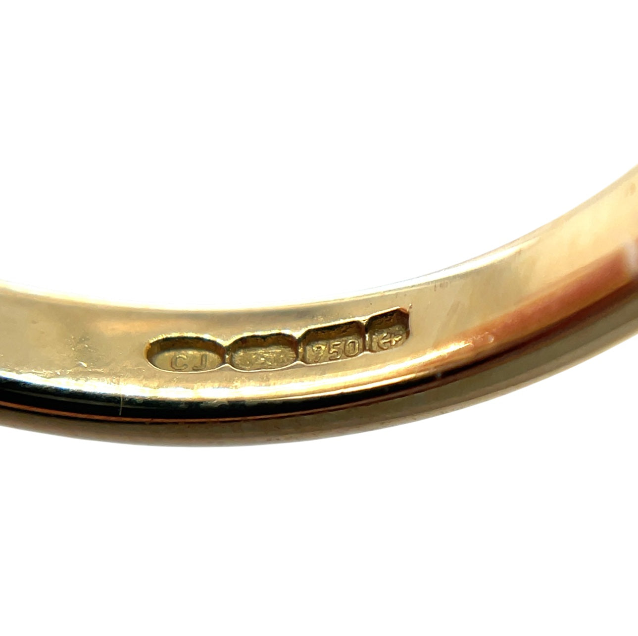 18ct Yellow Gold Diamond Solitaire Ring (N)