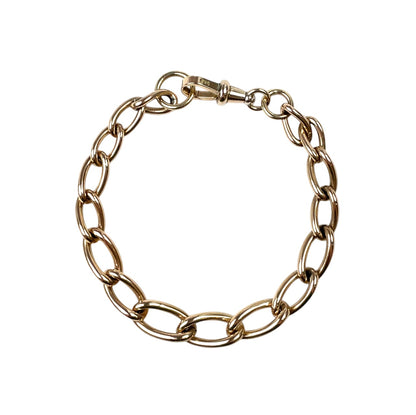 9ct Yellow Gold Fancy Link Bracelet (7")