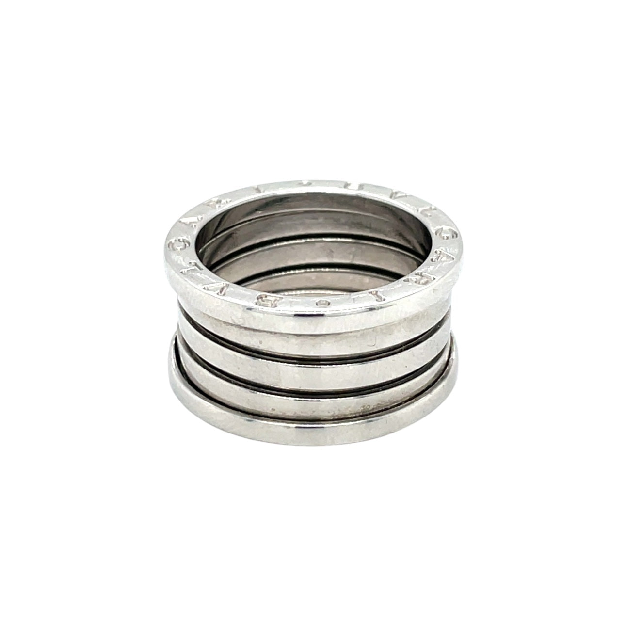 18ct White Gold Bvlgari B.zero1 Ring (N1/2)