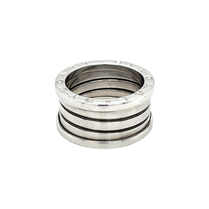 18ct White Gold Bvlgari B.zero1 Ring (N1/2)