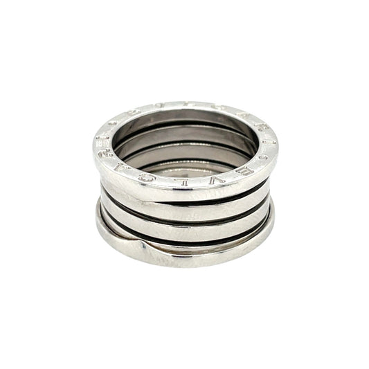 18ct White Gold Bvlgari B.zero1 Ring (N1/2)