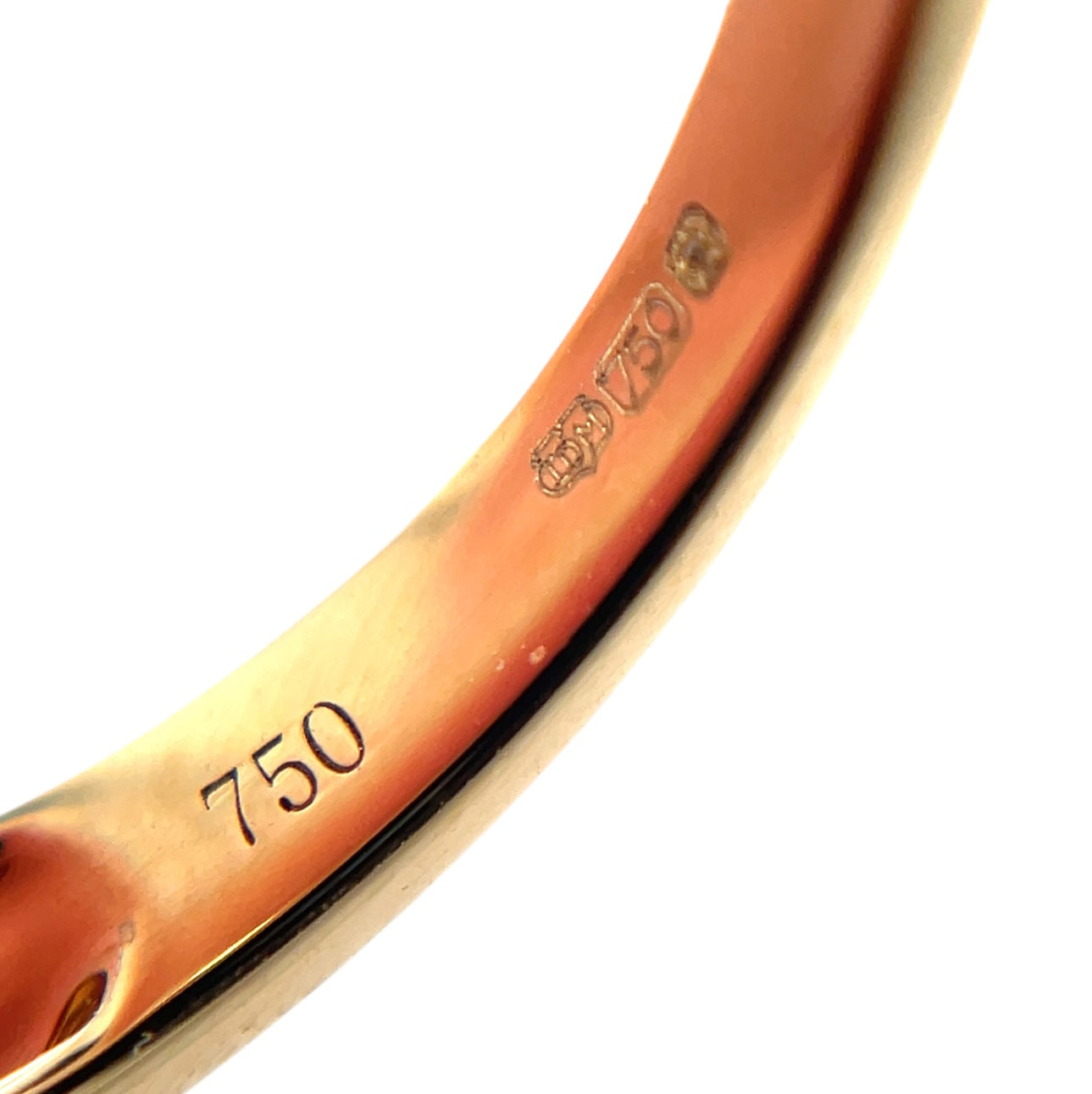 18ct Yellow Gold Fancy Twist Diamond Ring (L1/2)