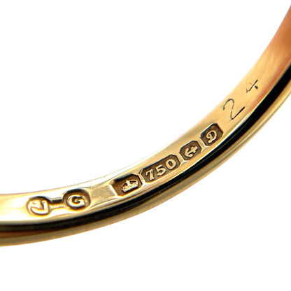 18ct Yellow Gold Three Stone Diamond Ring (O)