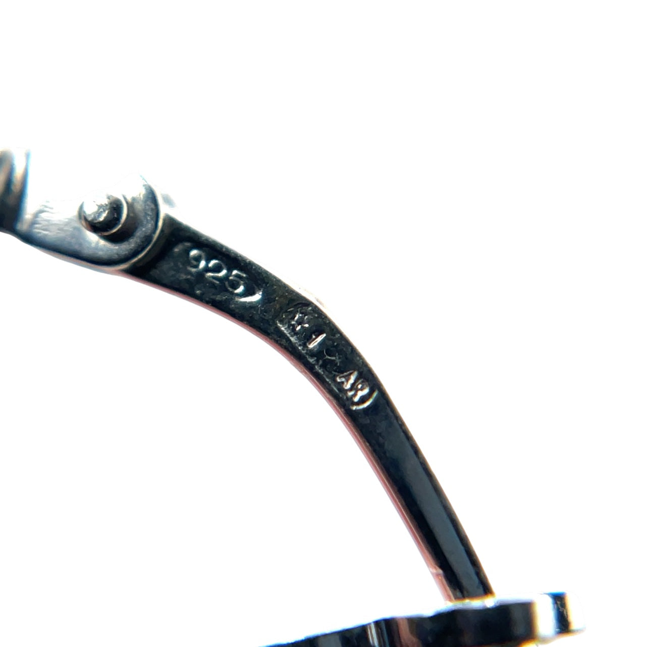 Silver Twisted Hoop Earrings