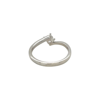 Platinum Princess Cut Diamond Solitaire Ring (O)