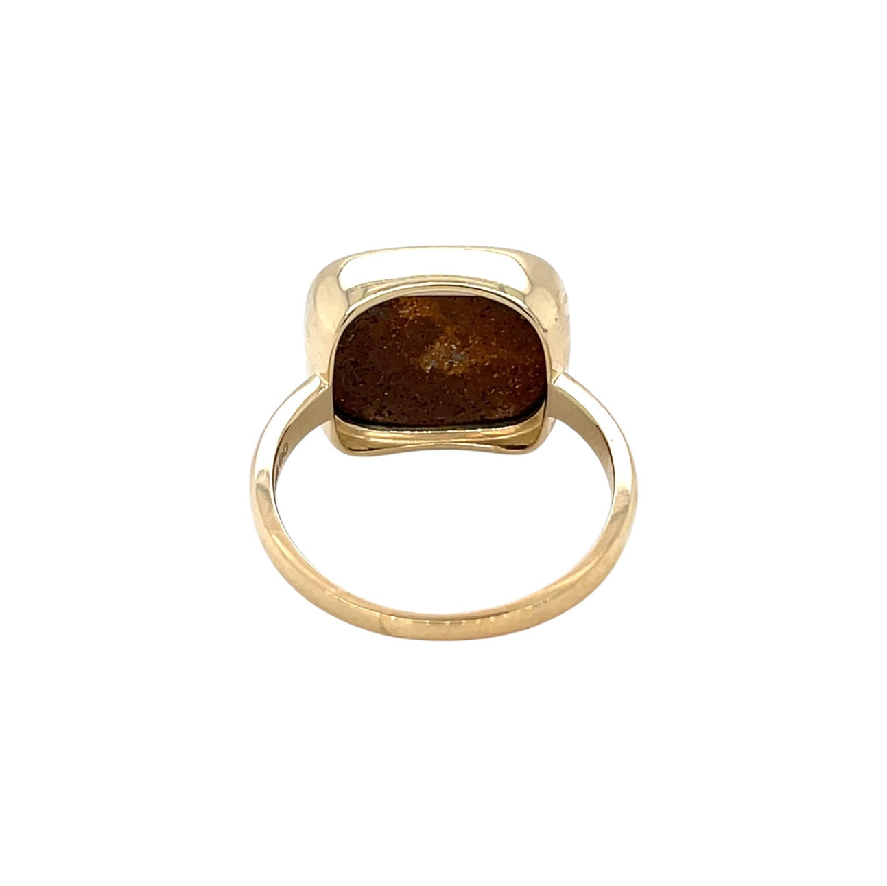 9ct Yellow Gold Opal Doublet Ring (P)