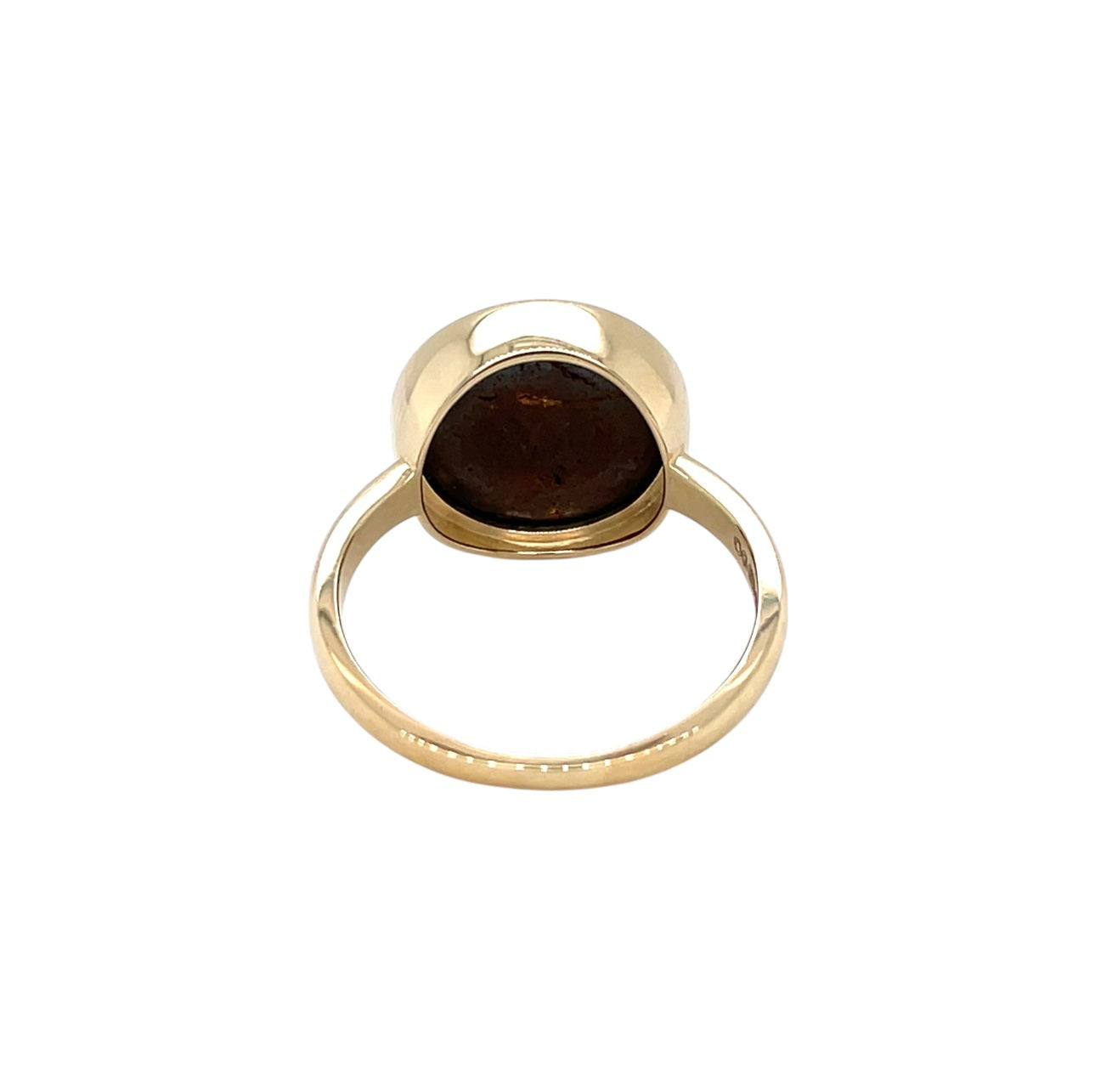 9ct Yellow Gold Opal Doublet Ring (P)