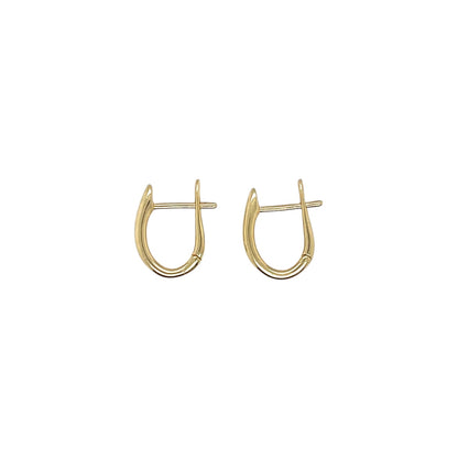 18ct Yellow Gold Huggie Earrings