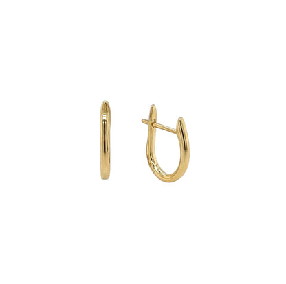 18ct Yellow Gold Huggie Earrings