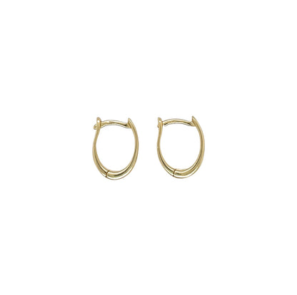 18ct Yellow Gold Huggie Earrings