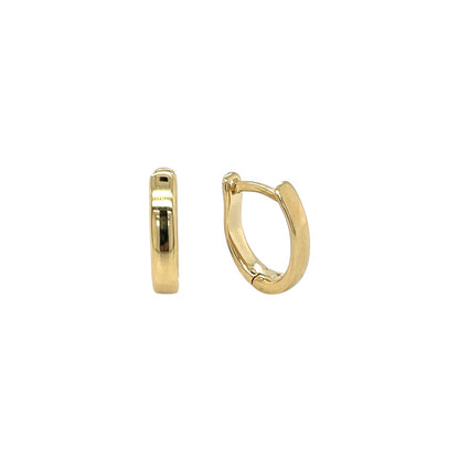 18ct Yellow Gold Huggie Earrings