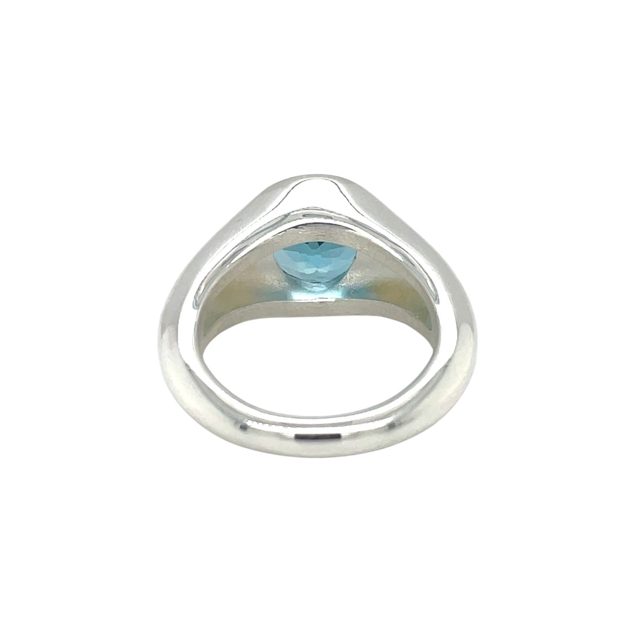 Silver Blue Topaz Ring (O1/2)