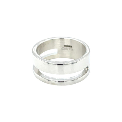 Silver Wide Cut Out Ring (O1/2)