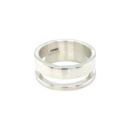 Silver Wide Cut Out Ring (O1/2)