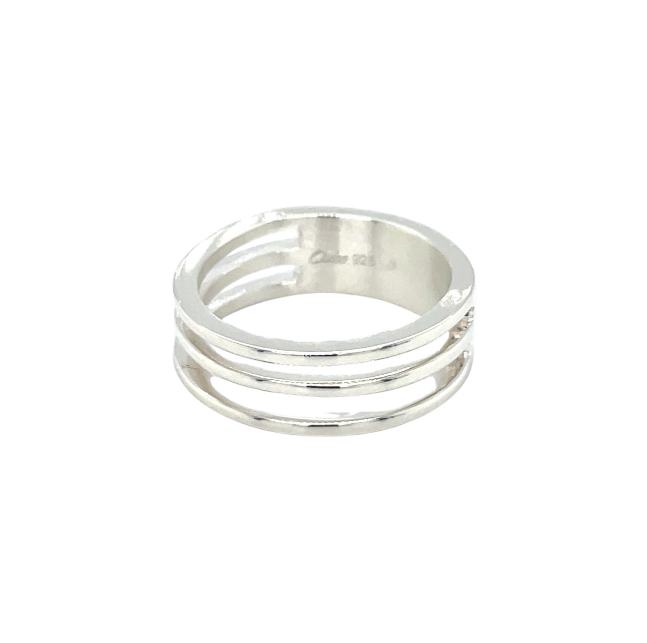 Silver Double Cutout Ring (O1/2)