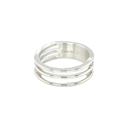 Silver Double Cutout Ring (O1/2)