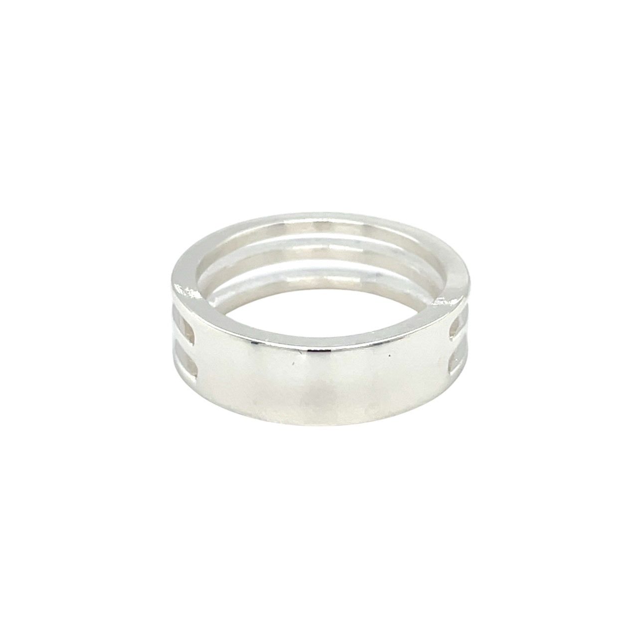 Silver Double Cutout Ring (O1/2)