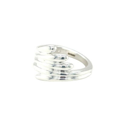 Silver Five Strand Dress Ring (O1/2)