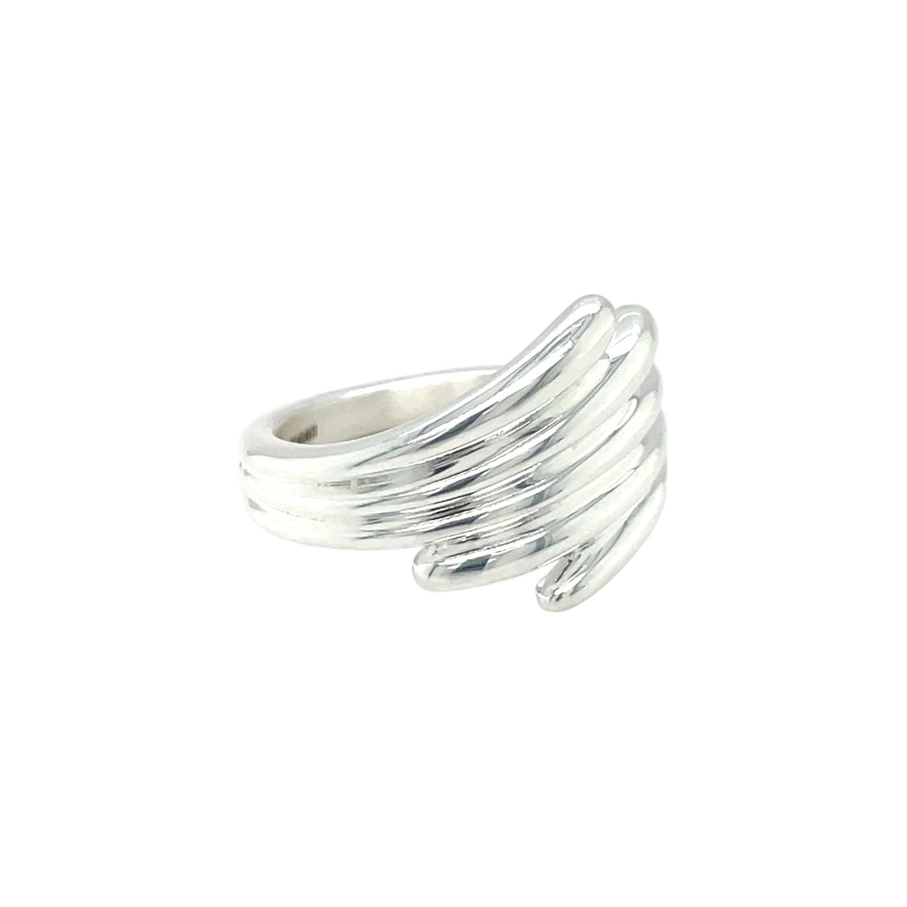Silver Five Strand Dress Ring (O1/2)