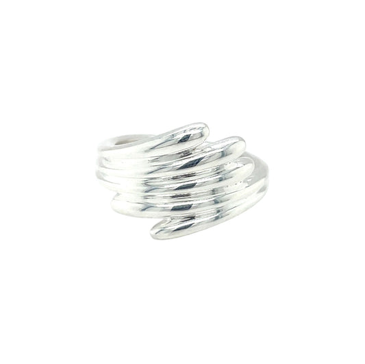 Silver Five Strand Dress Ring (O1/2)