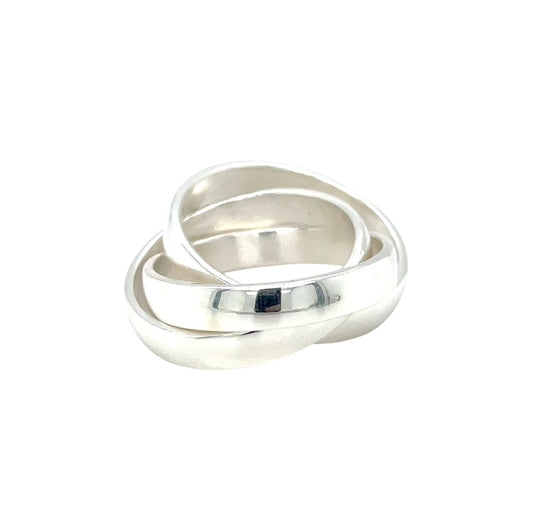 Silver Russian Style Ring (O)