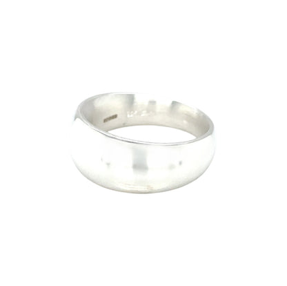 Silver Domed Ring (O)