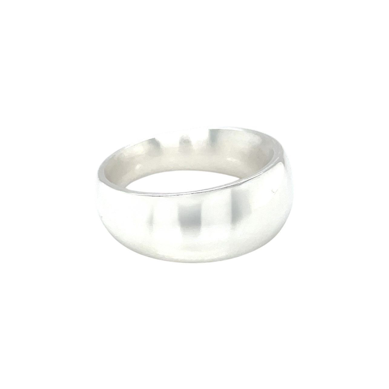 Silver Domed Ring (O)
