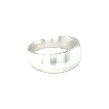 Silver Domed Ring (O)