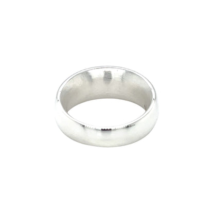 Silver Domed Ring (O)