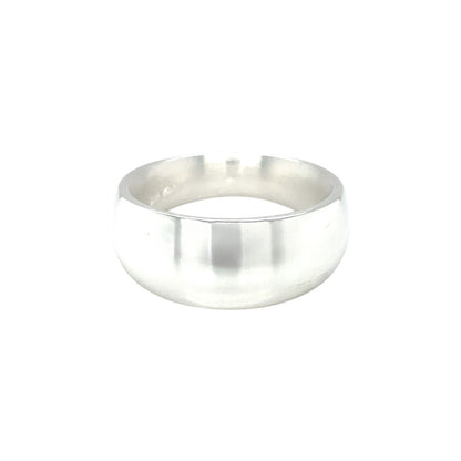 Silver Domed Ring (O)