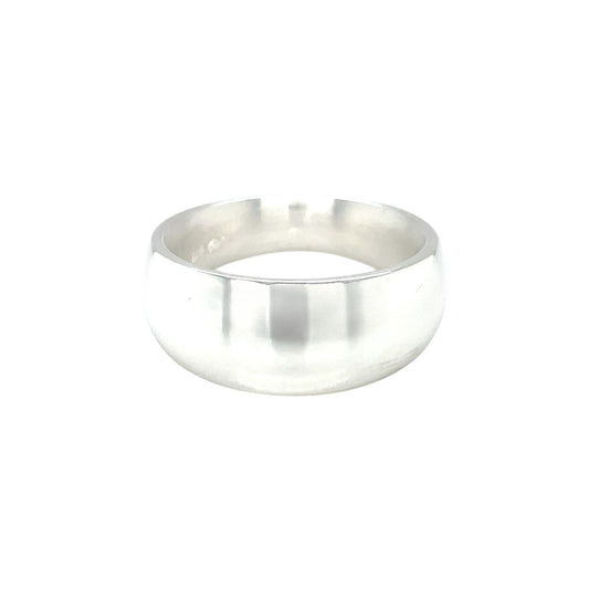 Silver Domed Ring (O)
