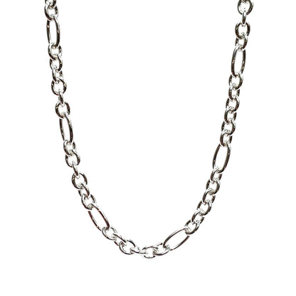 Silver Chunky Figaro Chain (18")