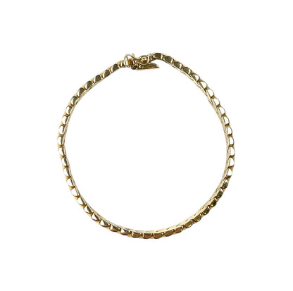 14ct Yellow Gold Herringbone Bracelet (7.5")