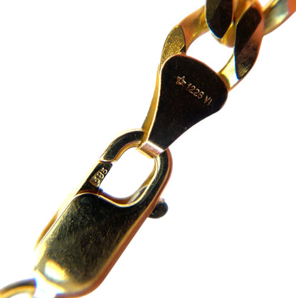 14ct Yellow Gold Flat Curb Chain (18")